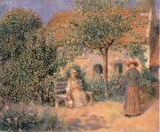 Pierre-Auguste Renoir Garden scene in Brittany china oil painting artist